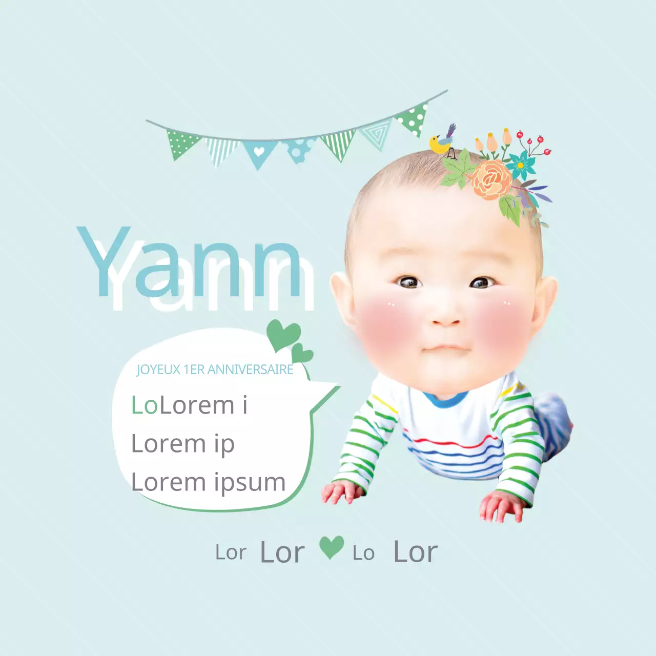 Premier anniversaire de Ye Eun Yi