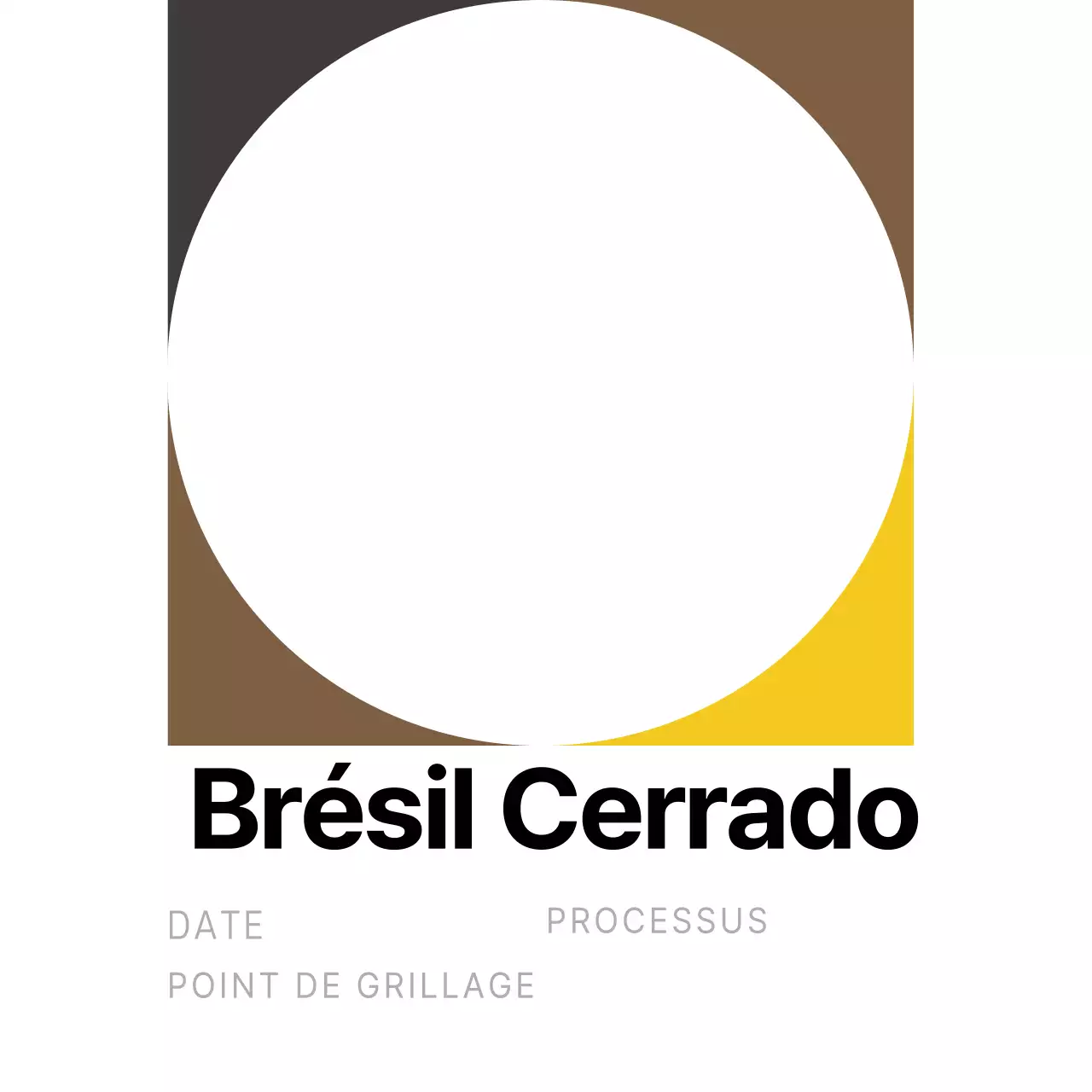 Café Bean Coffee Brésil Sejado