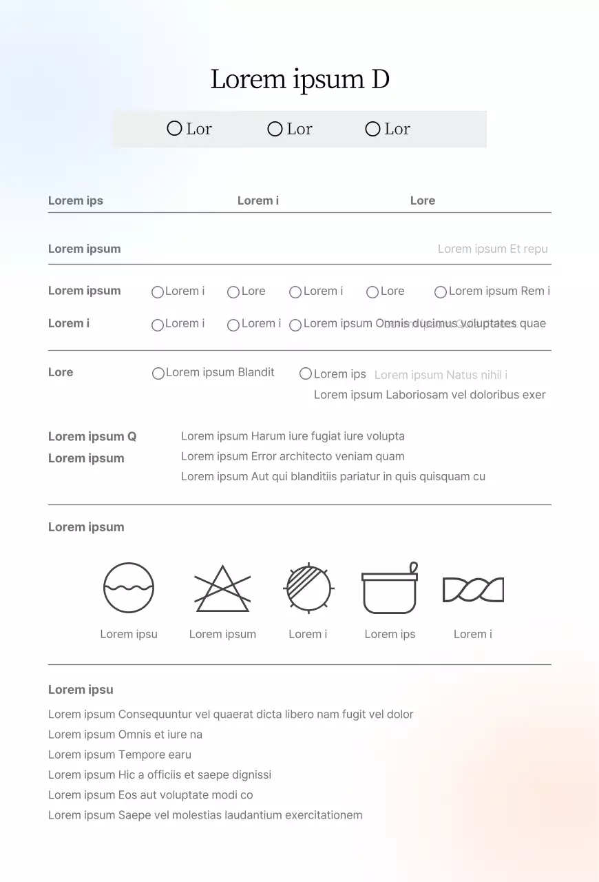 Negozio di abbigliamento semplice e lucido con sfumature