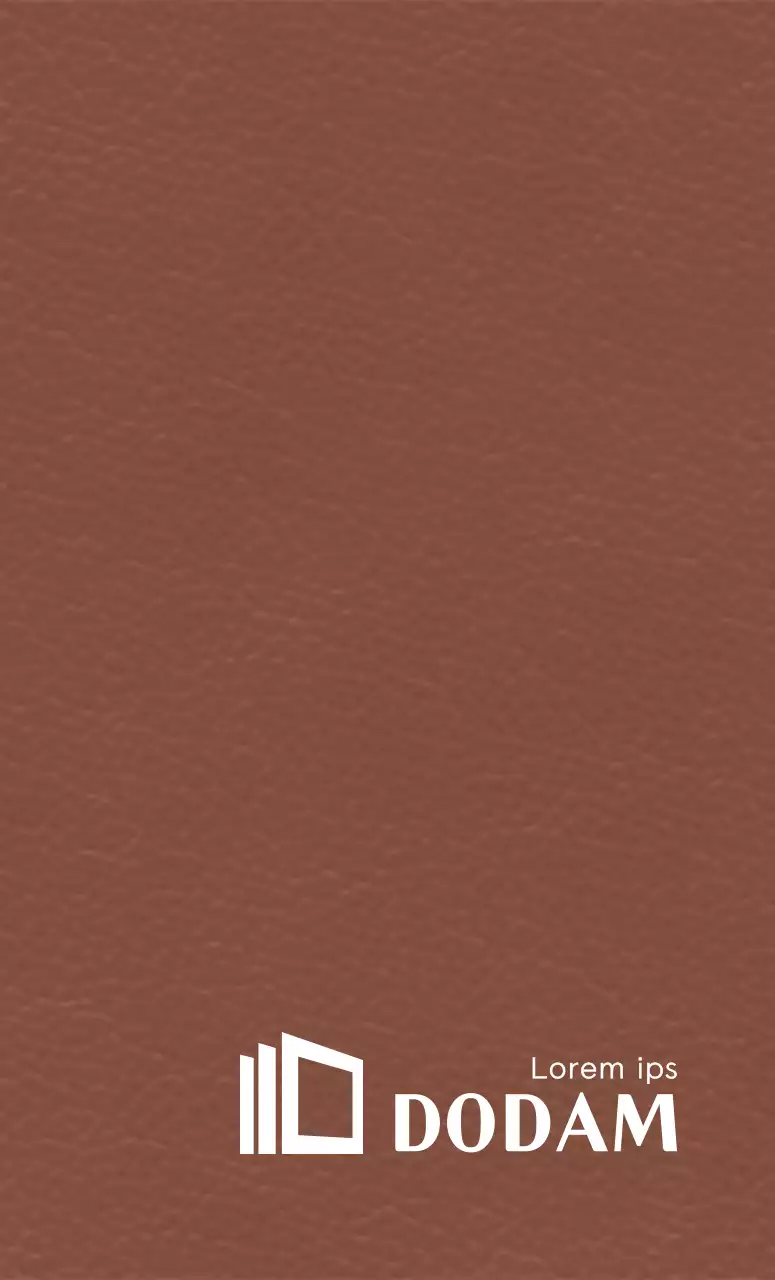 Logo Symbolic Concept Corporate promotional items with neat paper layers.