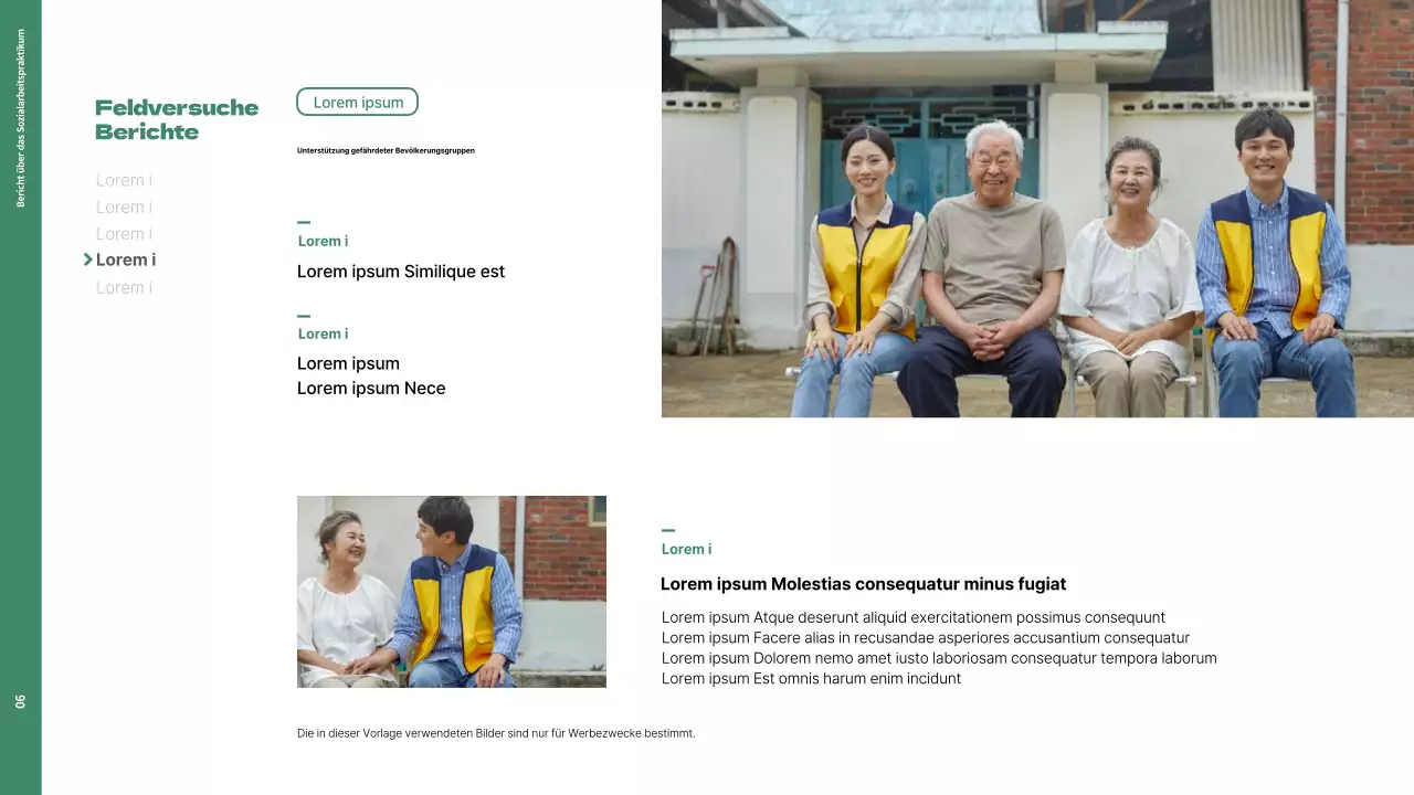 Grüne, saubere Laborberichte