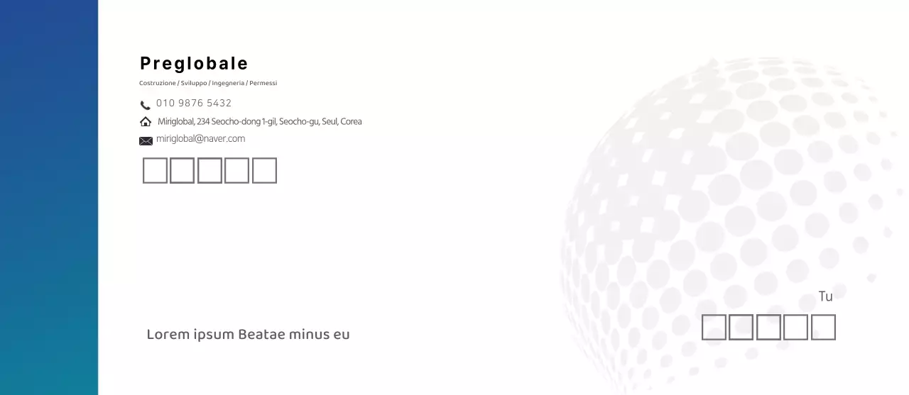 blu azzurro sfumato costruzione aziendale moderna