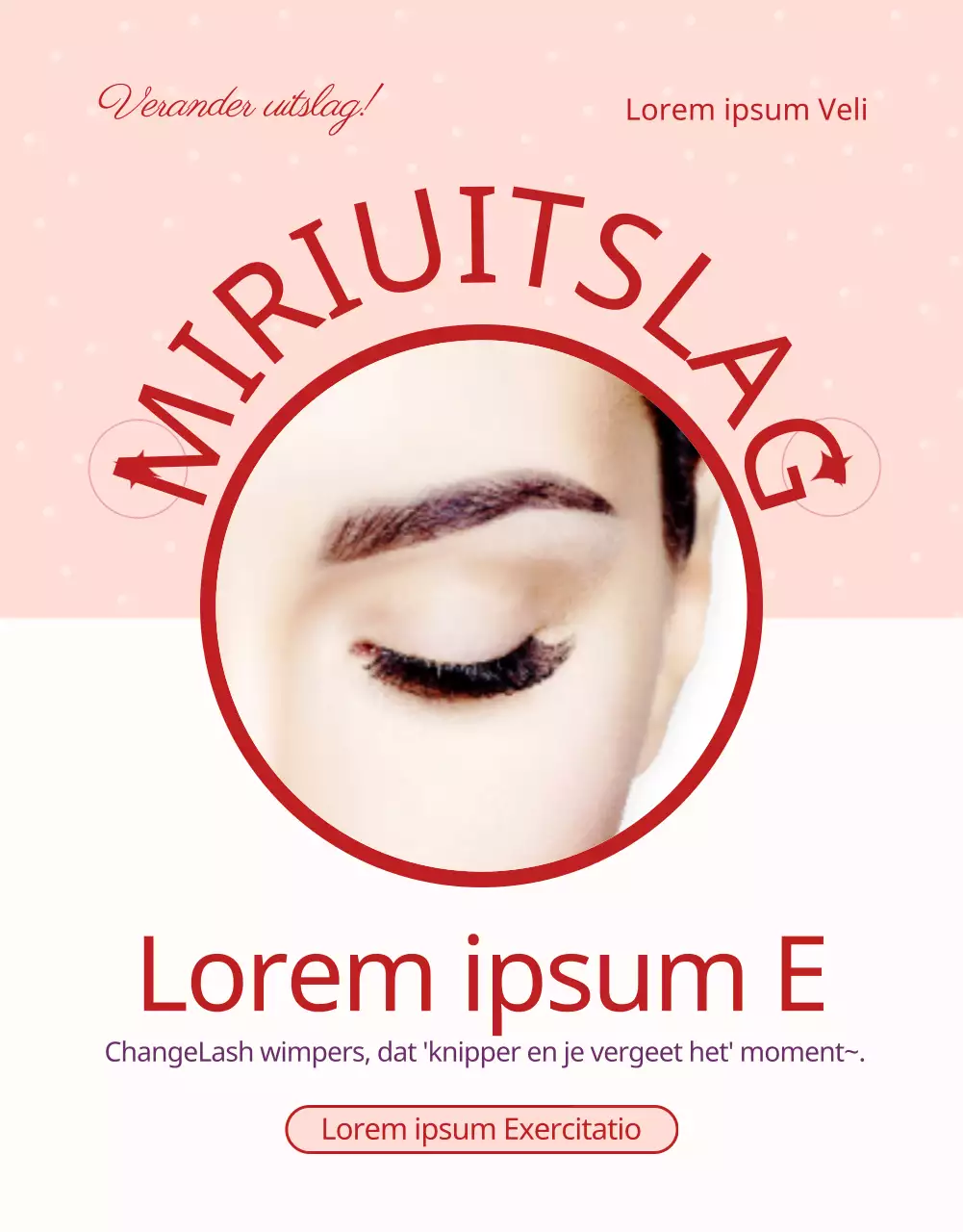 Promoot mooie wimperextensions in roze (detail pagina)