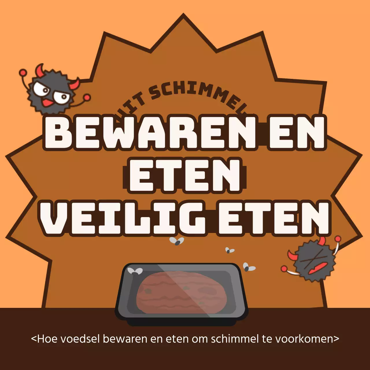 Wijsheid over het bewaren en eten van bruine, kruipende schimmel CardNews