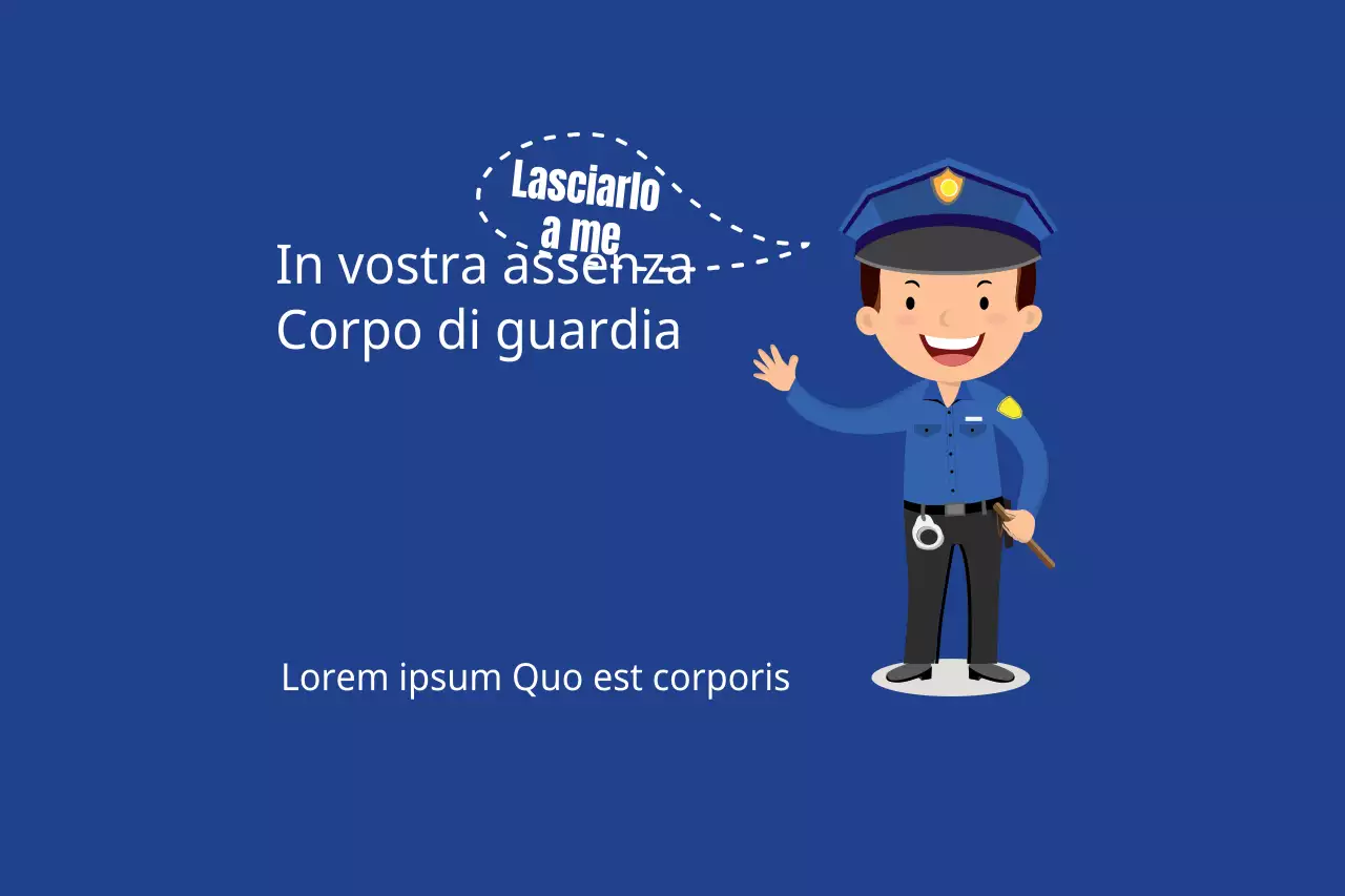 Guardiania in vostra assenza