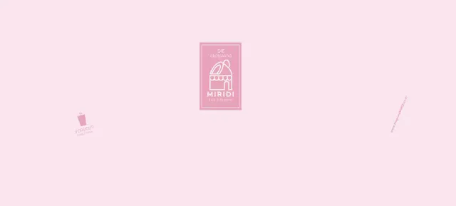 rosa saubere Linien Symbol Bäckerei Cafe