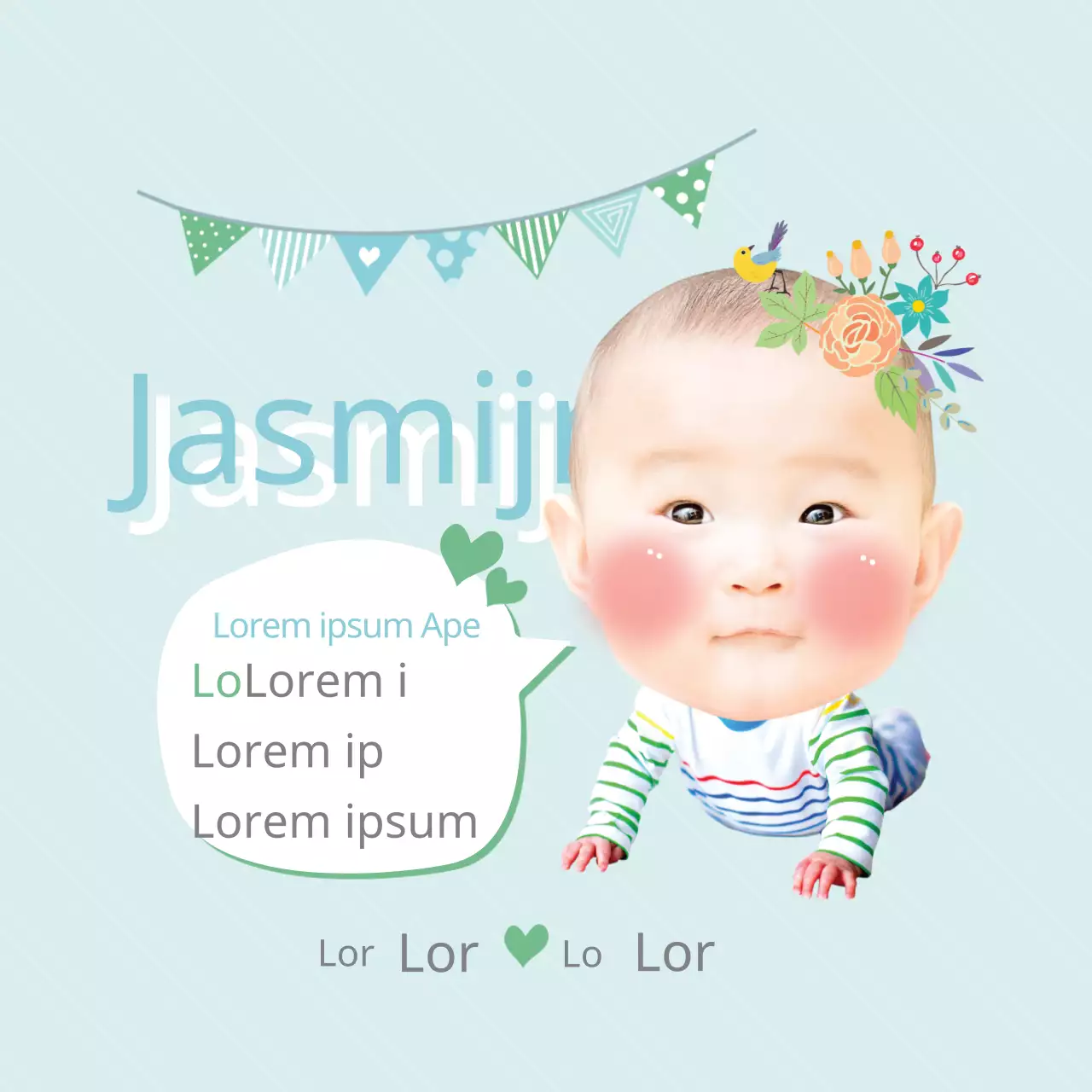 Ye Eun Yi's eerste verjaardag