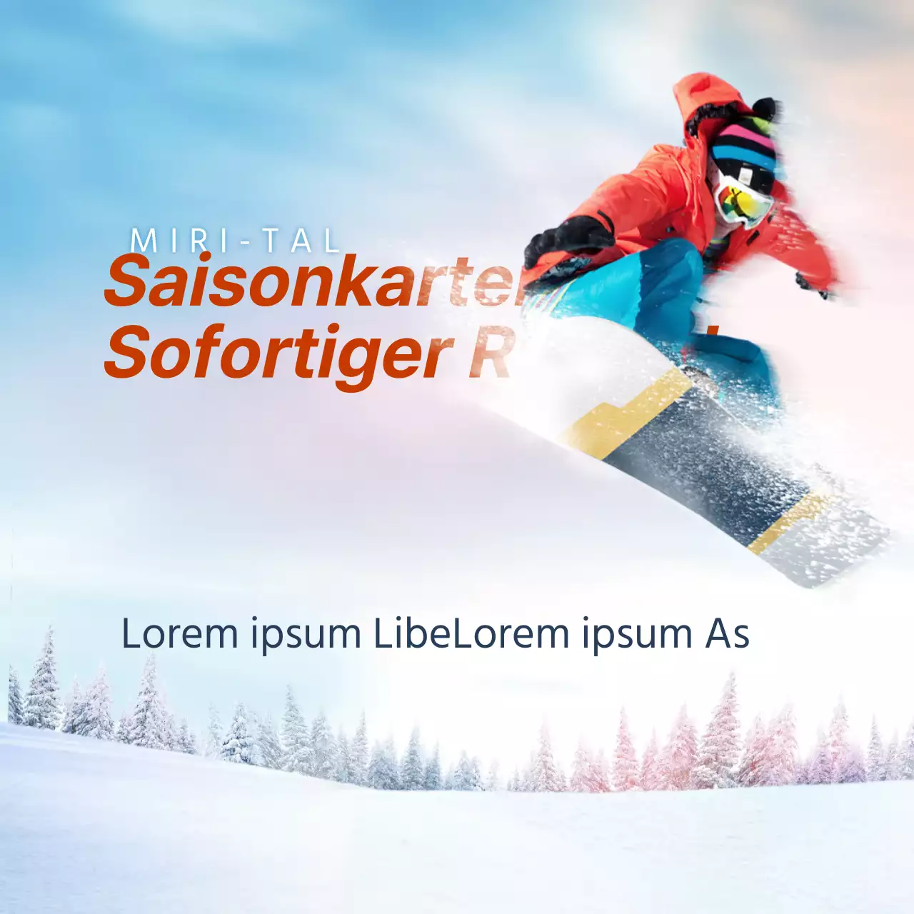 Spüren Sie den Winter