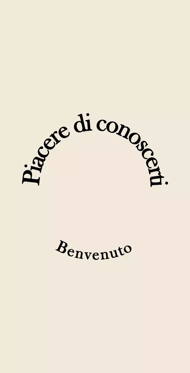 Stile di testo semplice ed emozionale in marrone chiaro e nero