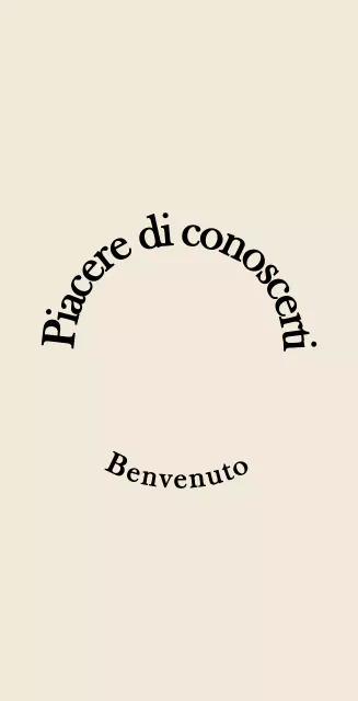 Stile di testo semplice ed emozionale in marrone chiaro e nero