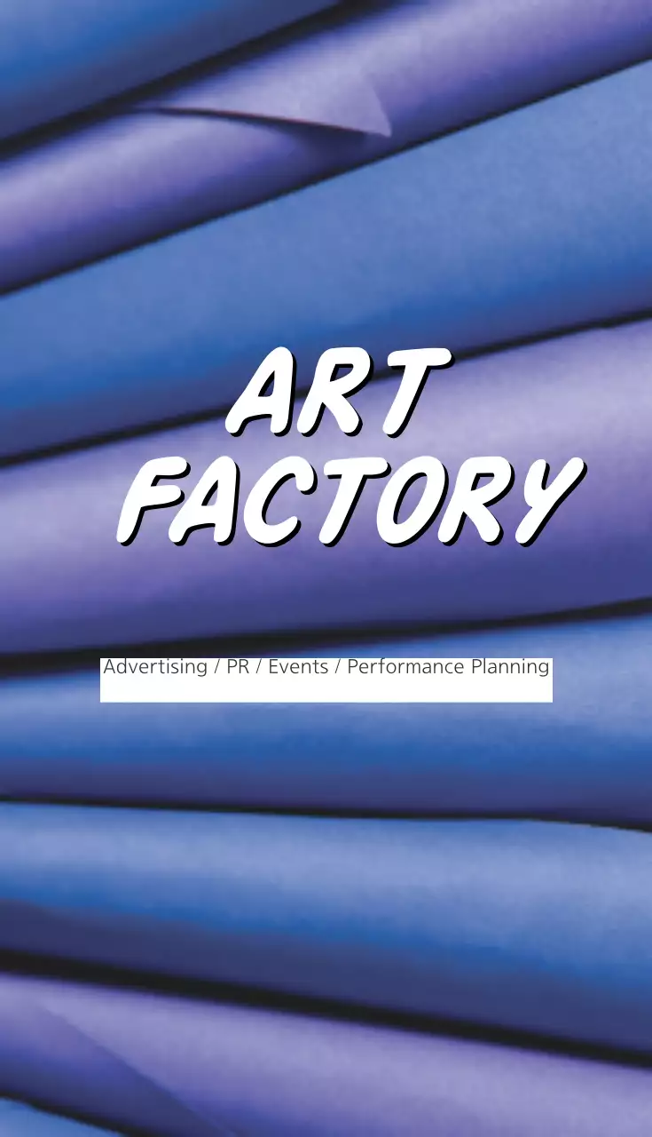 Blue Minimal Art Business Card