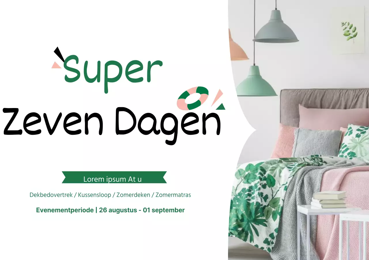 Zomerbeddengoed laagseizoen