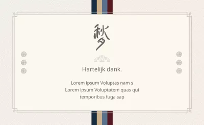 Lichtgrijze, envelopachtige Thanksgiving-groet