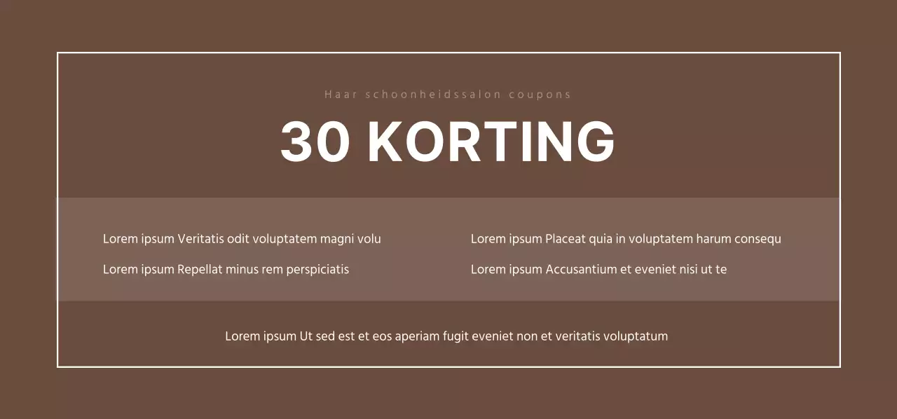 Schoonheidssalons met een bruin, rustgevend gevoel