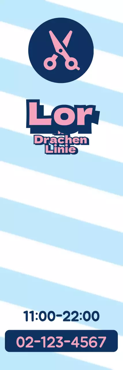 Friseursalon_drei-dimensionales Banner