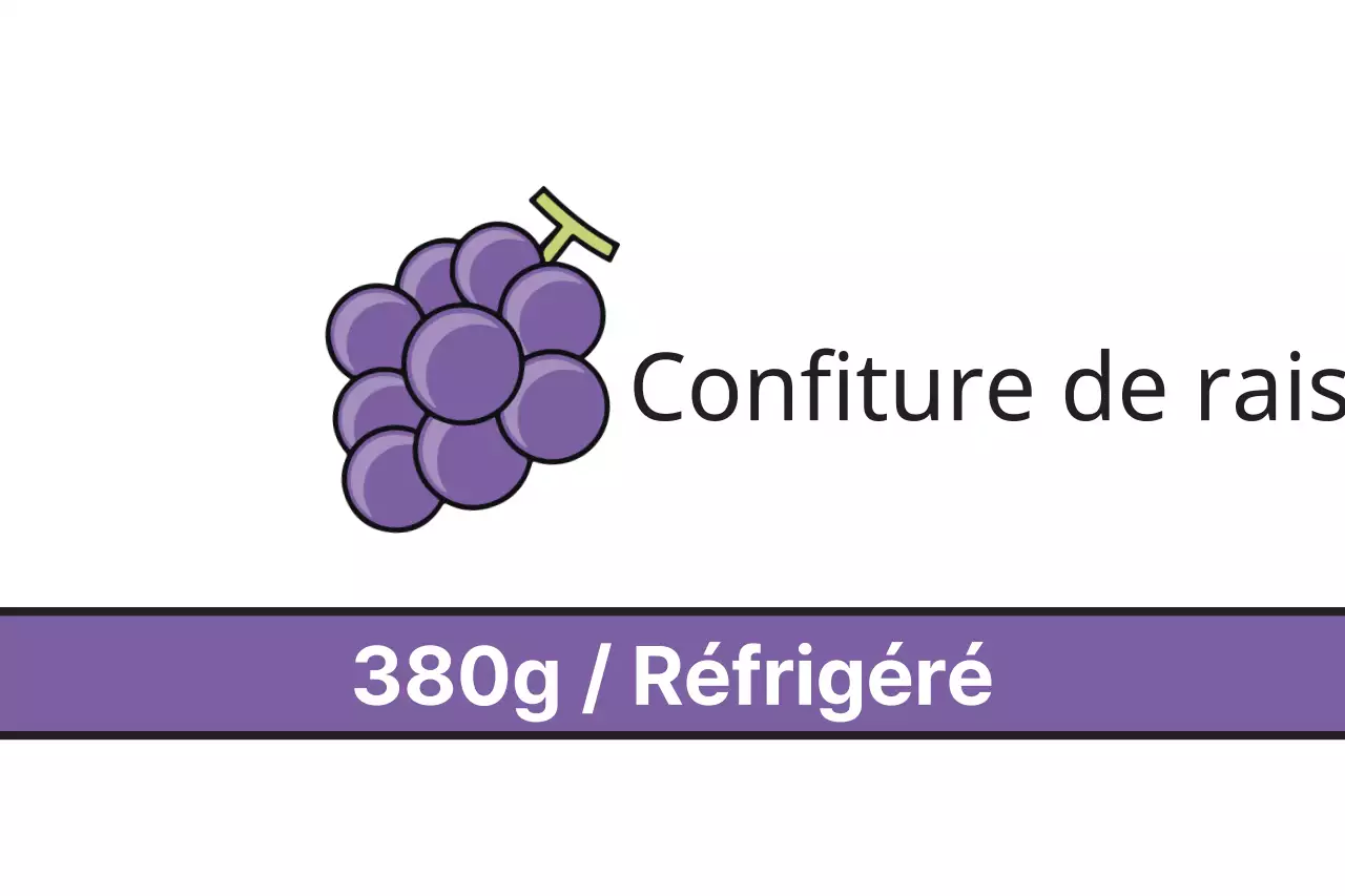Confiture de raisin