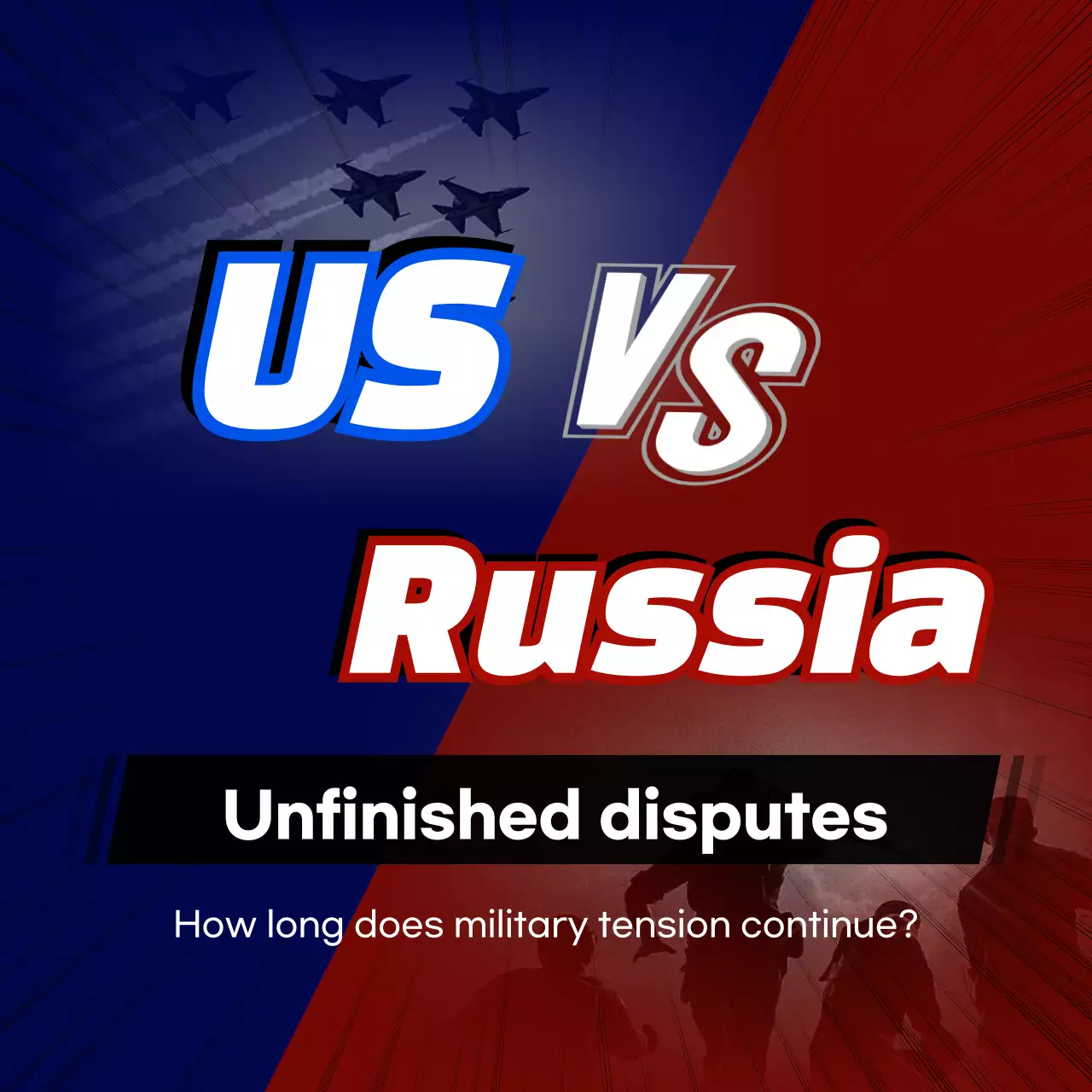 Red Bold Military Announcement Instagram Post