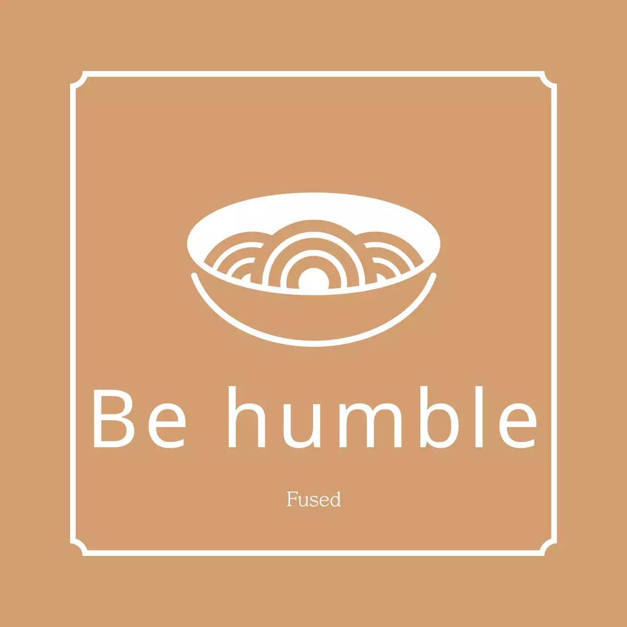 Simple Korean restaurant sign in gold