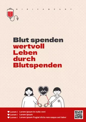 Ein niedlich illustrierter Leitfaden zur Blutspende