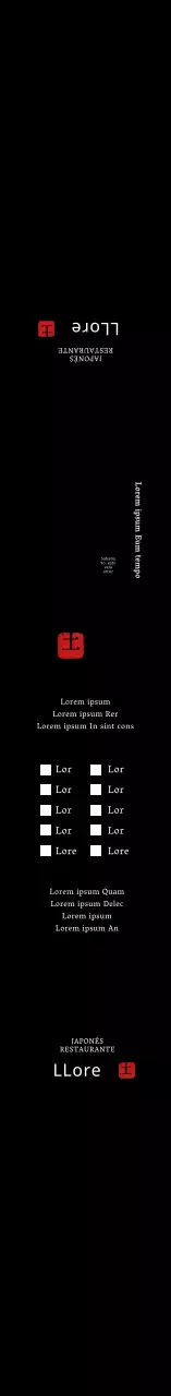 Bento japonés negro simple