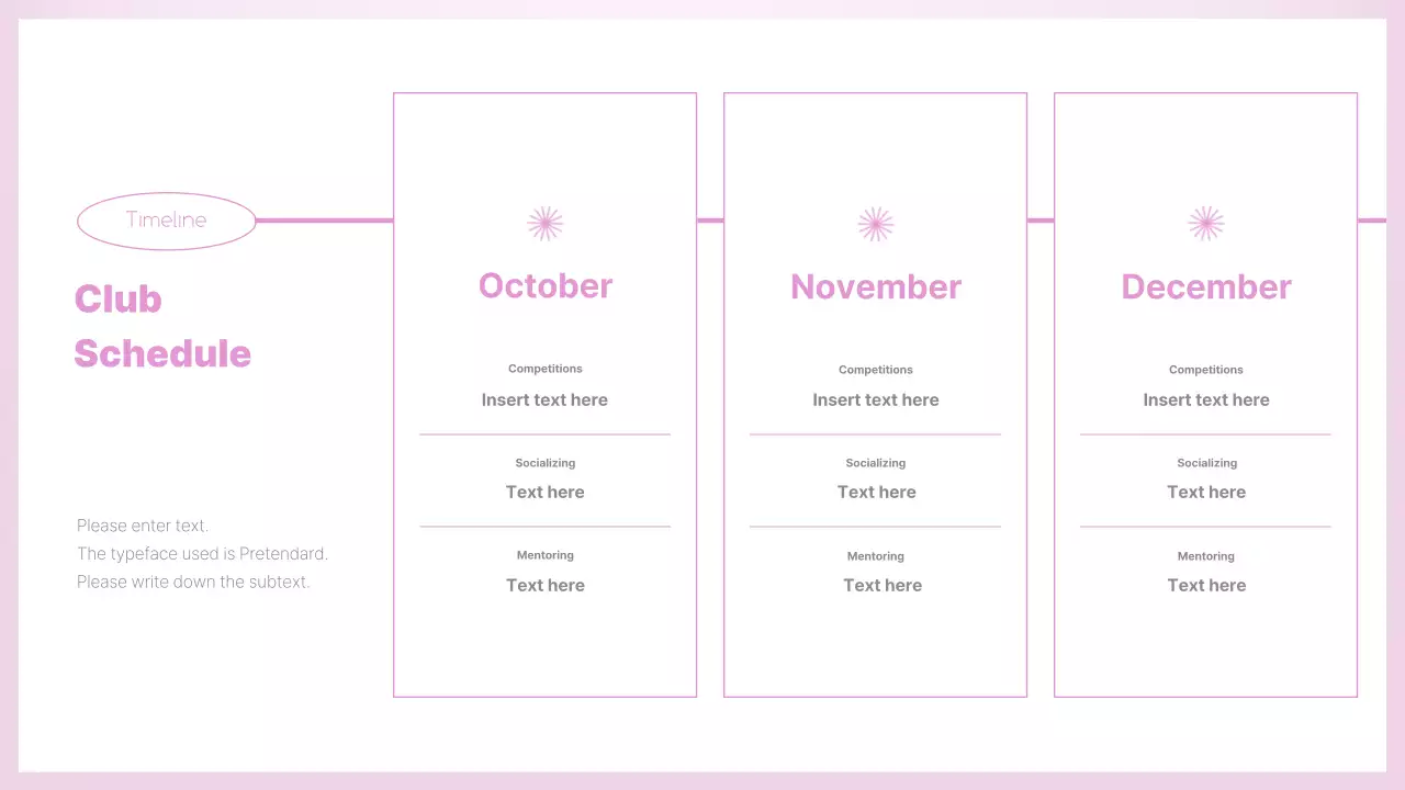 Pink Minimal Competition Orientation Presentation