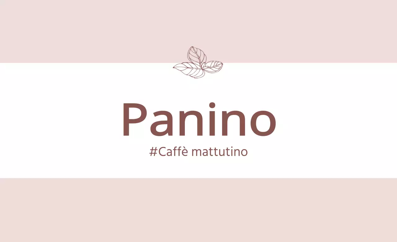 Etichette per il menu semplici e rilassanti in rosa