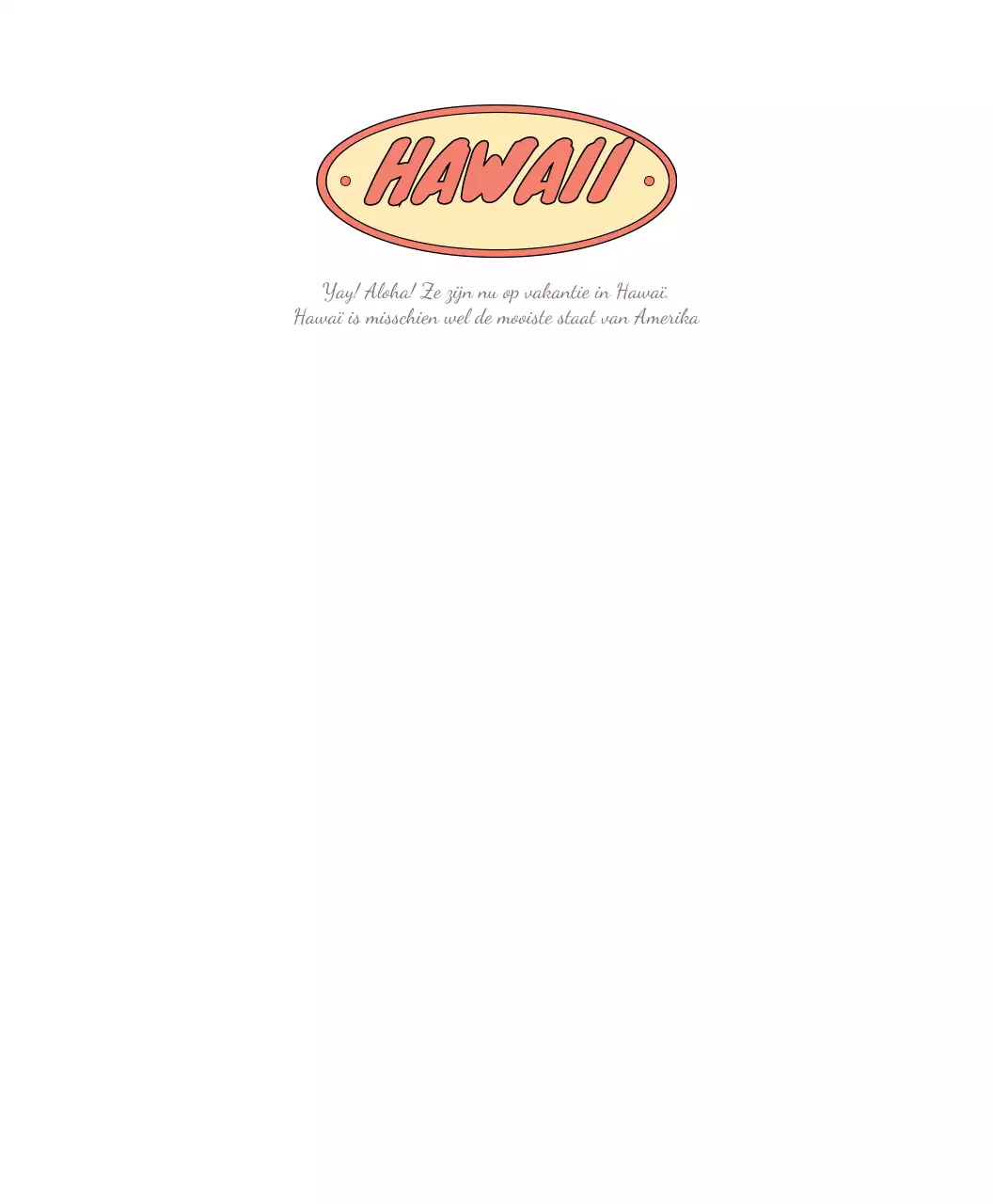 Zomer Hawaiiaanse bloemenillustratie