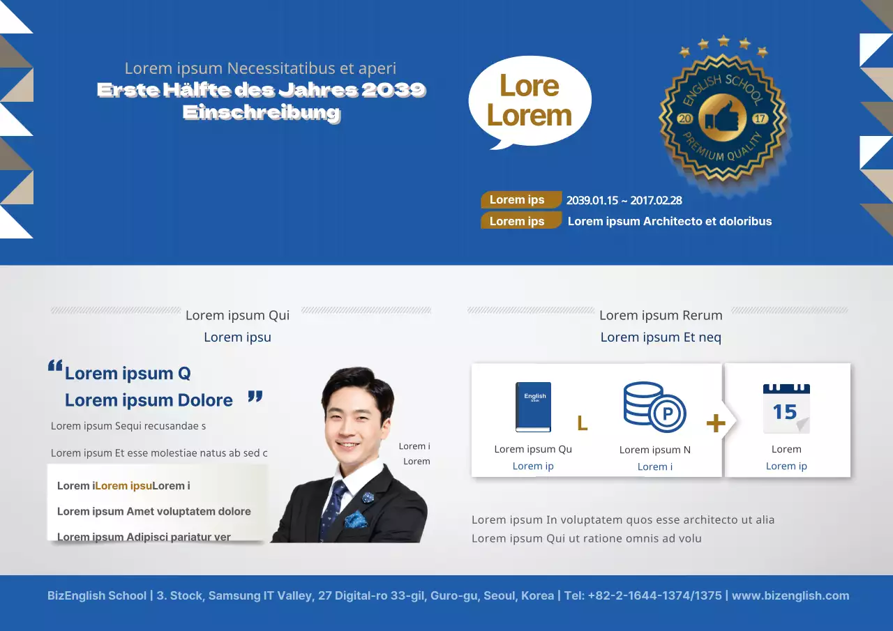 Anmeldung für die erste Jahreshälfte