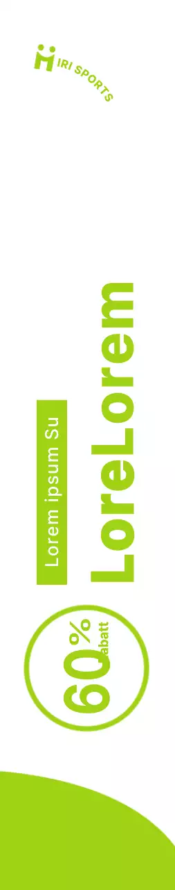 Ein klares Konzept in Weiß und Limonengrün für die Ankündigung und Bewerbung von Open-Sale-Veranstaltungen für Sportbekleidung.