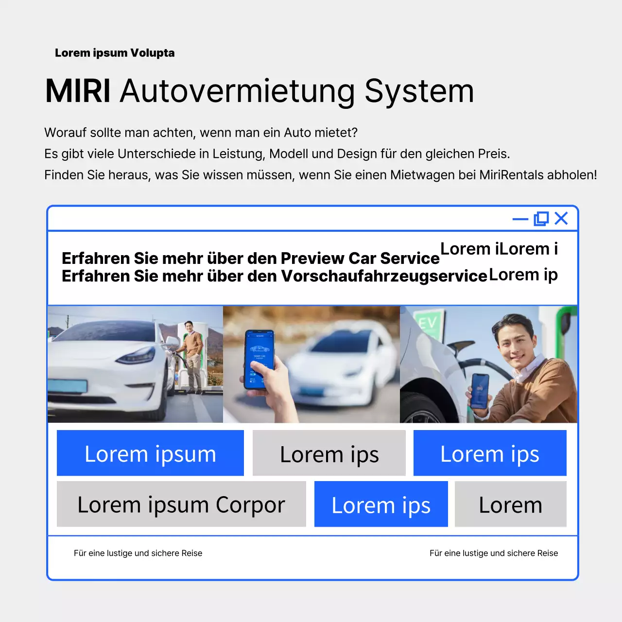 Die blau-lila MietwagenkarteNews