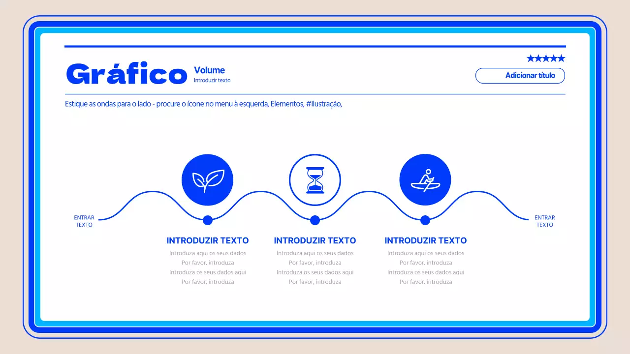 Infografia simples de gestão de projectos em azul