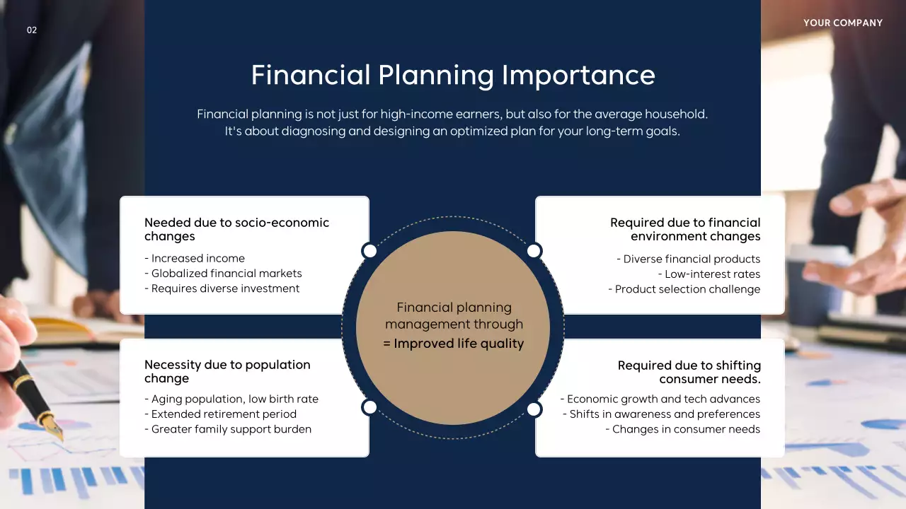 Navy Professional Finance Presentation