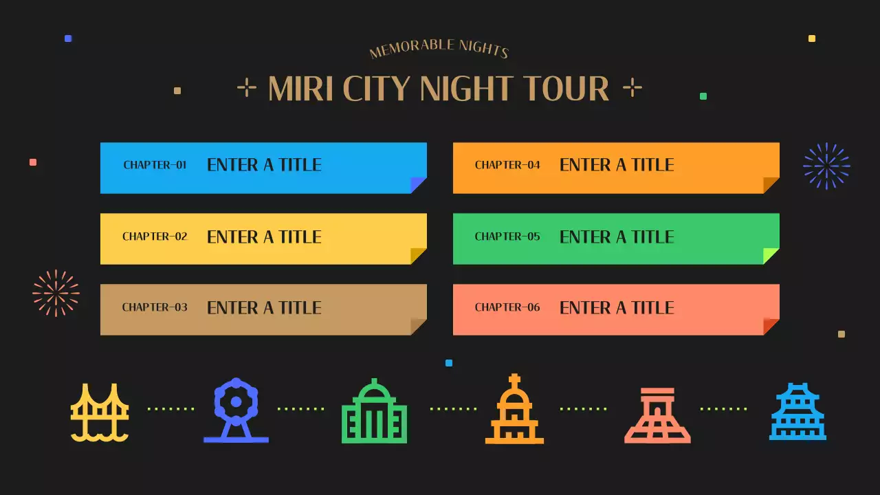 Black Modern Travel Promotion Presentation