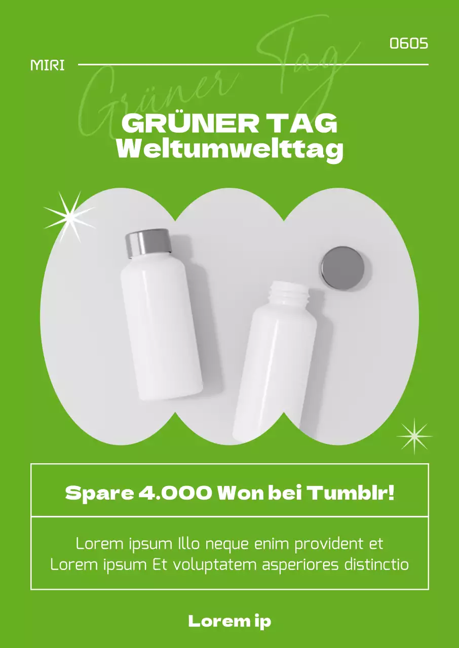 Lime green simple tumblr Veranstaltungsankündigung