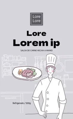 Salsa gris para filetes