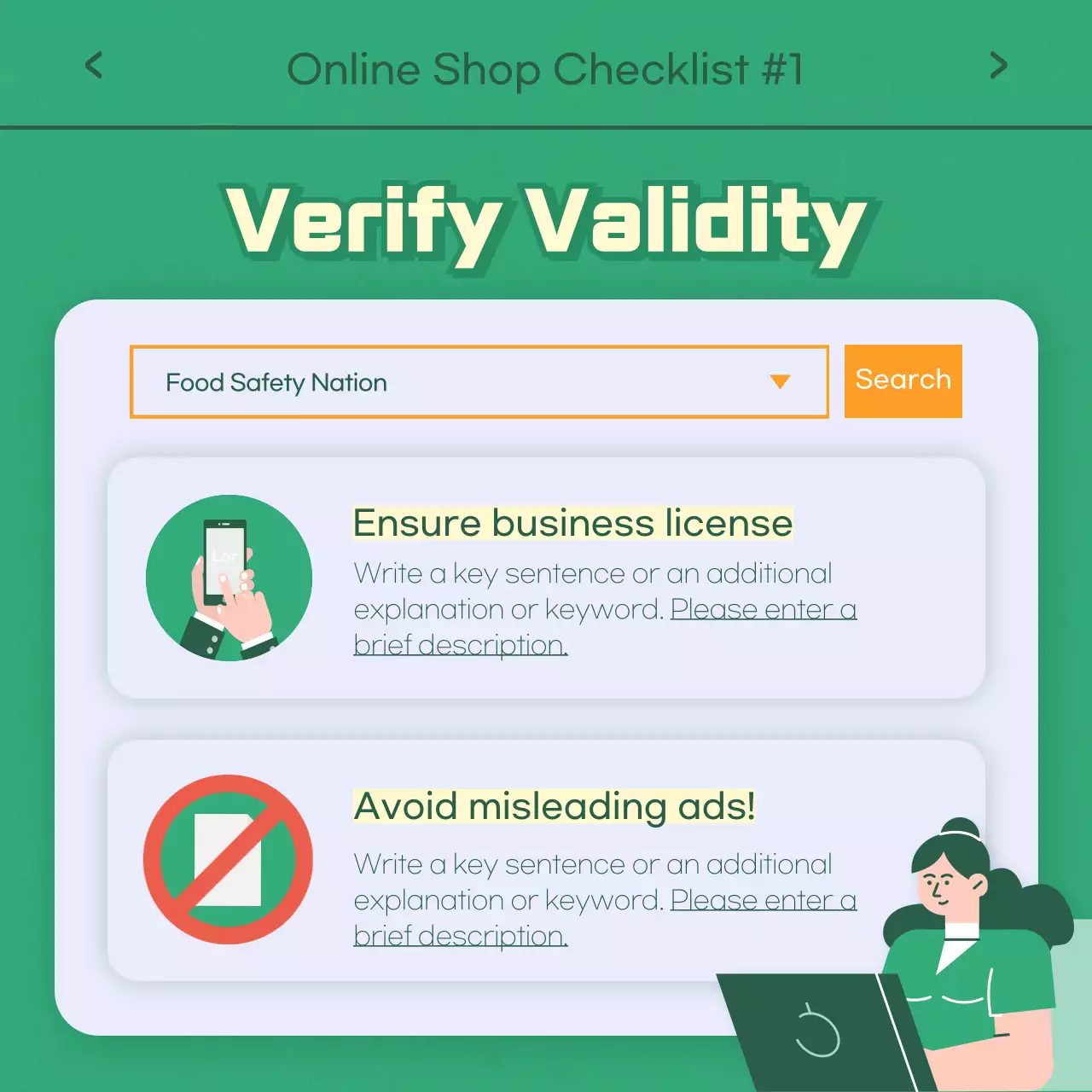 Green Modern Shopping Promotion Instagram Carousel