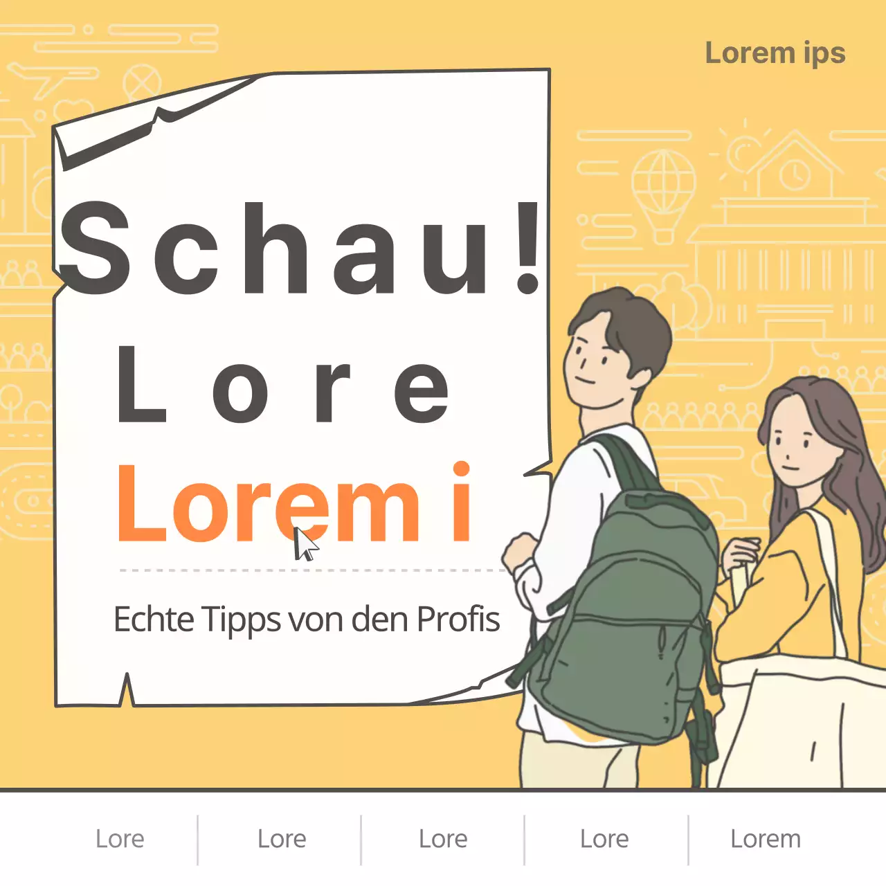 Gelbe Karte für SchultippsNeues Design