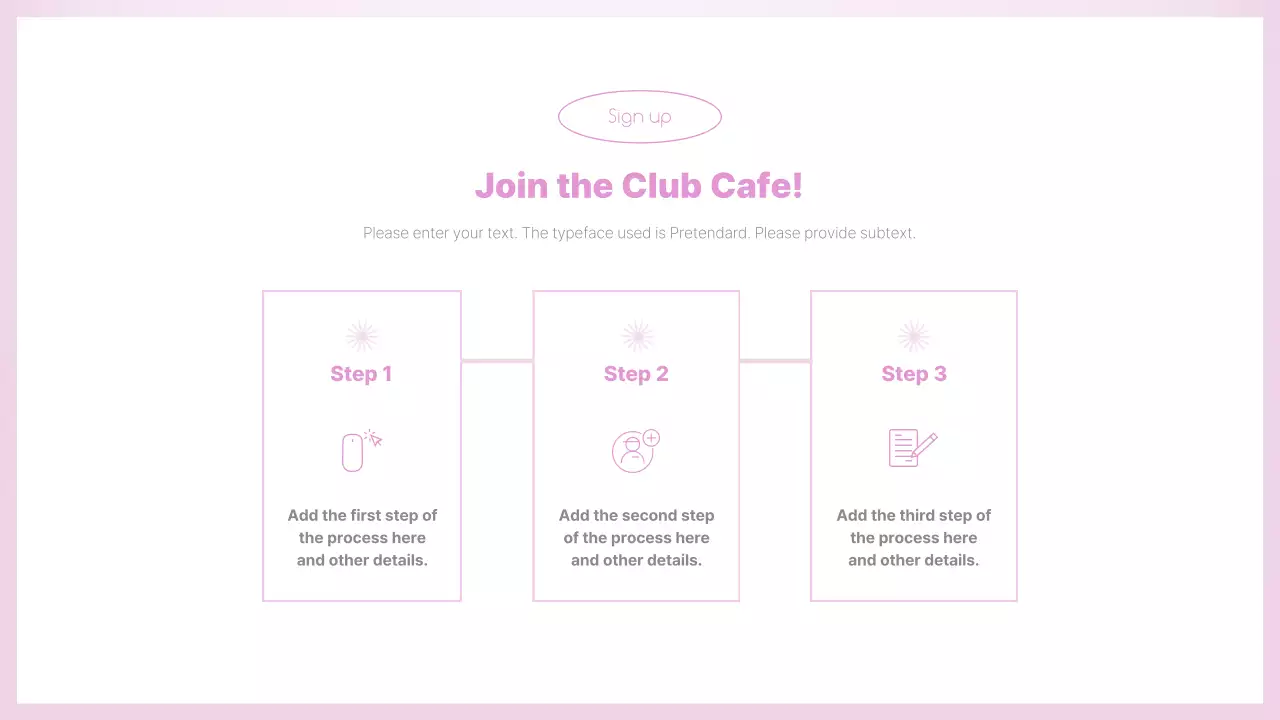 Pink Minimal Competition Orientation Presentation