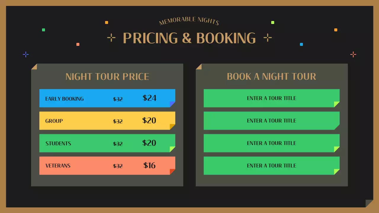 Black Modern Travel Promotion Presentation