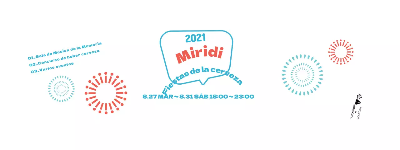 Blanco Rojo Azul Petardo Ilustración Fiesta de la Cerveza