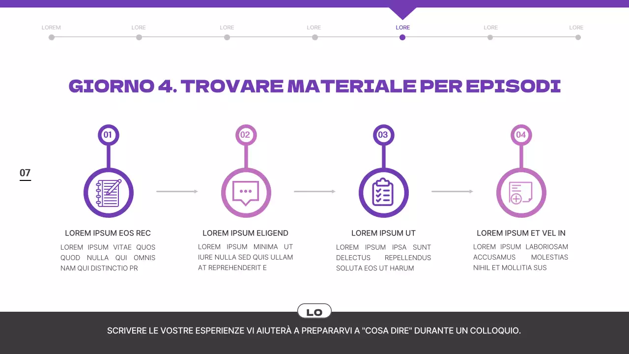 Come far risaltare la vostra lettera di presentazione con illustrazioni in nero e viola