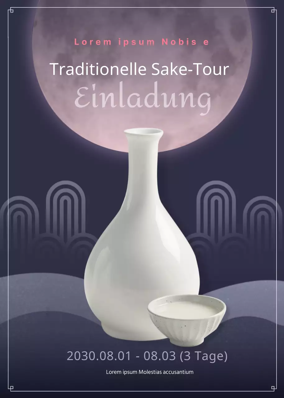 Stimmungsvolle Nacht Traditionelles Likör-Thema