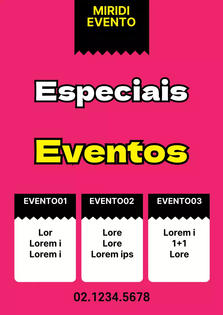 Folheto de promoção de um evento de venda especial com simples acentos vermelhos