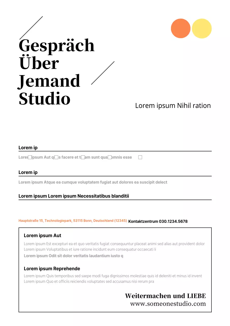 Elegantes rosa-weißes Design für einen Leitfaden zur Erstattung und Rückgabe in einem Einkaufszentrum