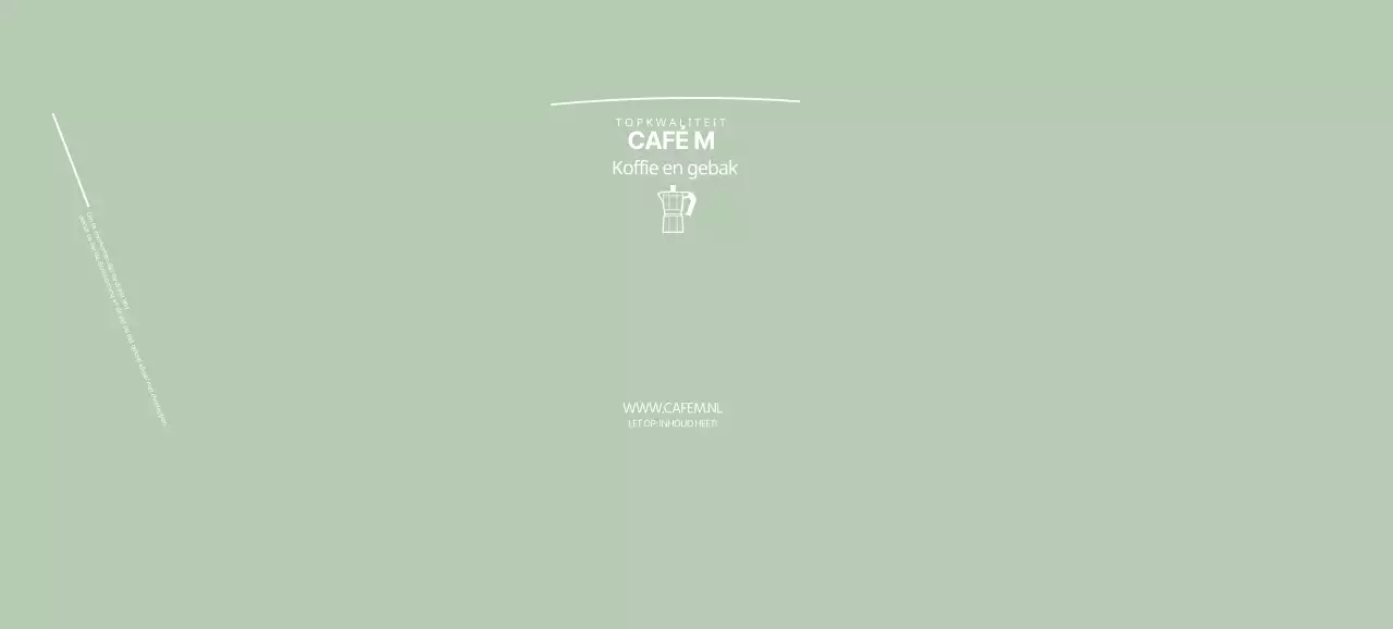 groene illustratie schoon café