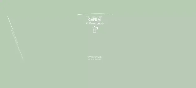 groene illustratie schoon café