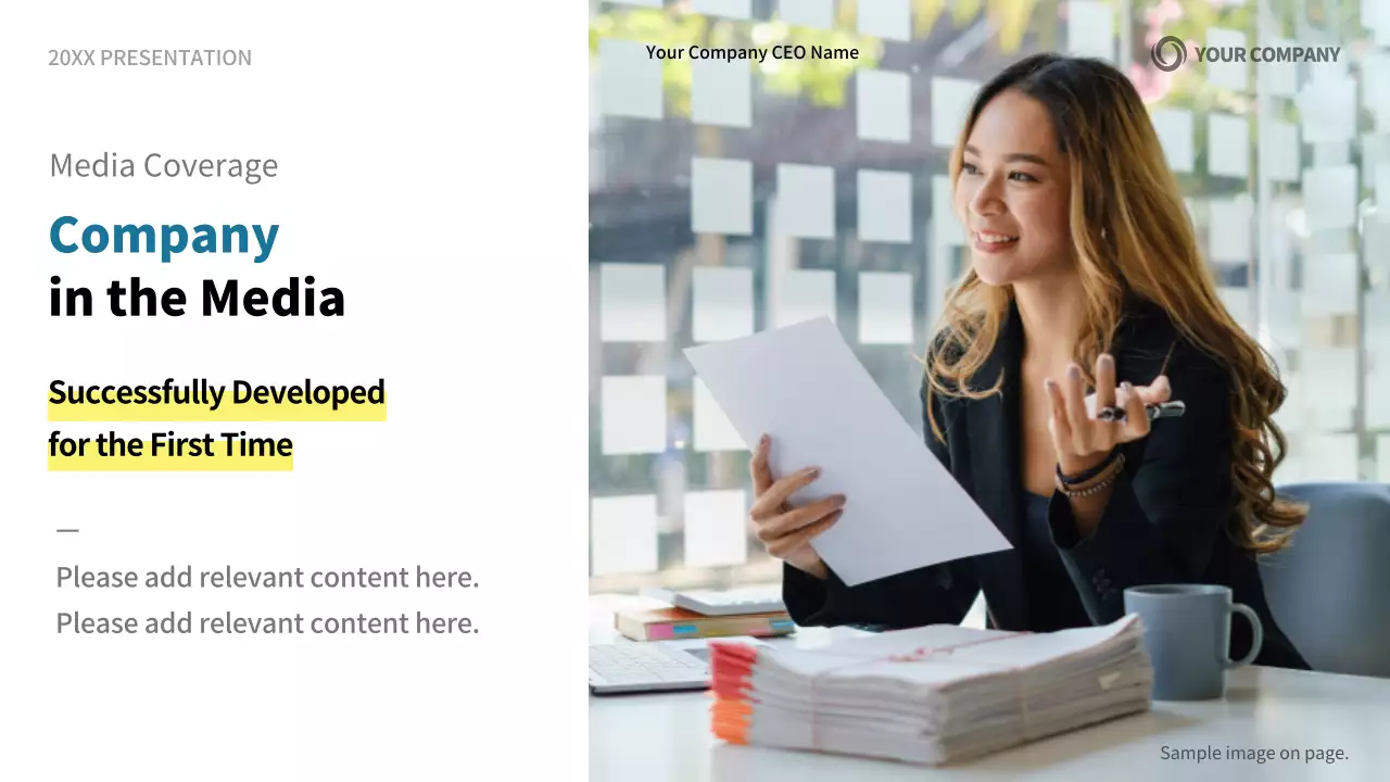 Proposal pengenalan perusahaan berwarna putih dan biru yang modern