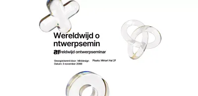 Een kleurrijk, eenvoudig en modern ontwerpseminar