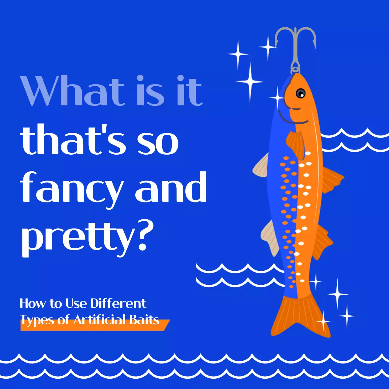 Blue Modern Fishing Guide Instagram Post