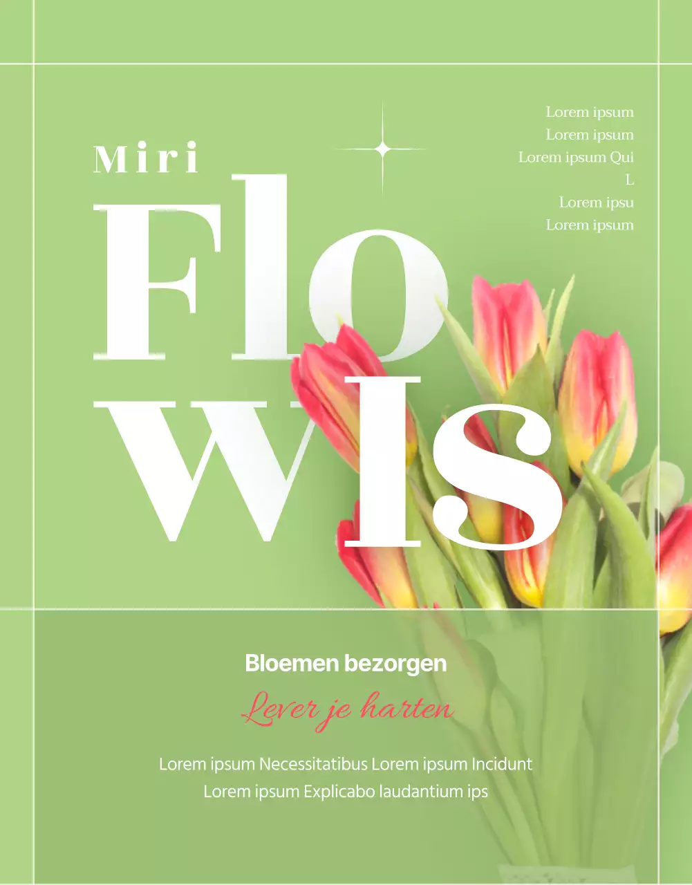 Introductie van een mooie groene en roze luxe bloemenbezorgservice